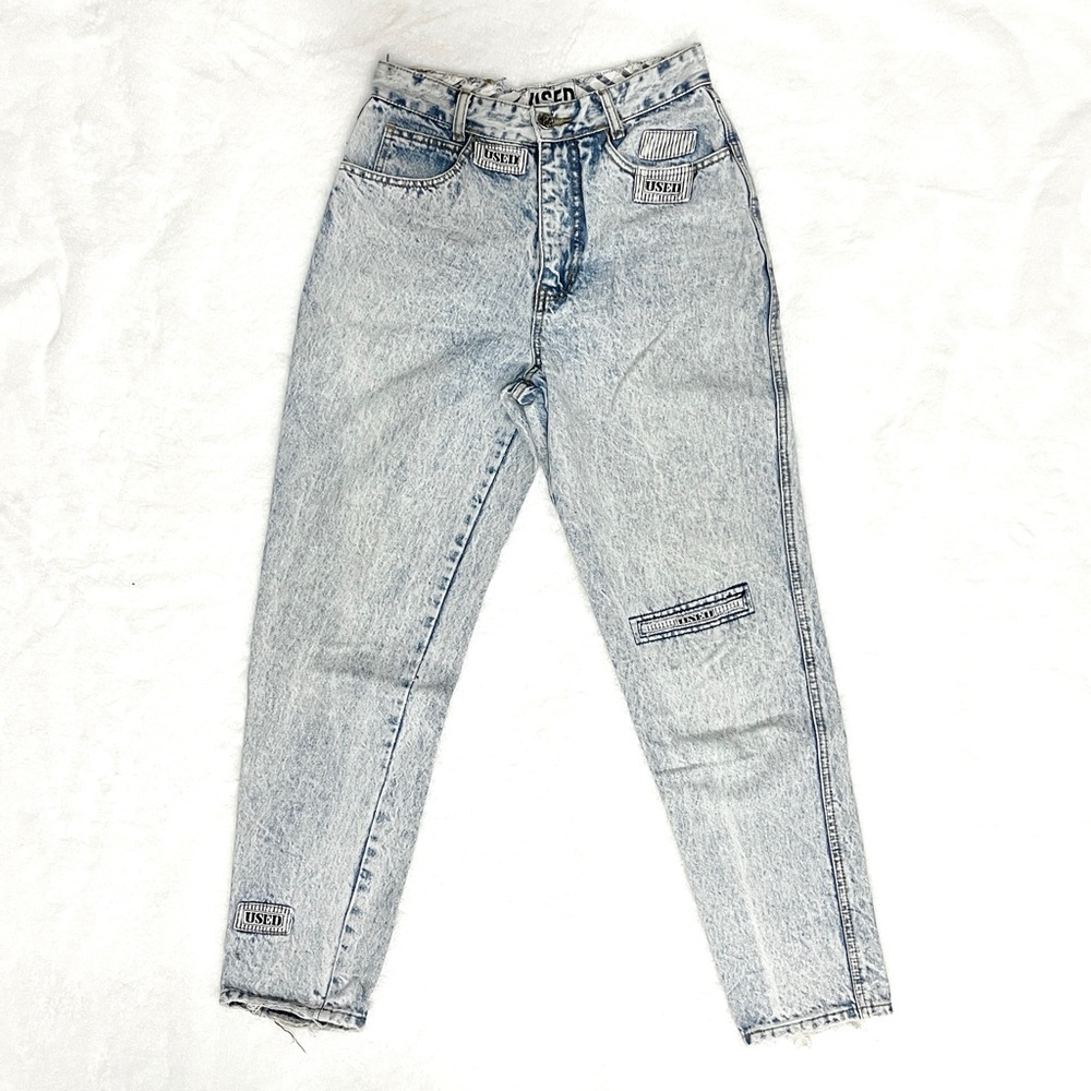 Get Used by Elie vintage acid wash jeans